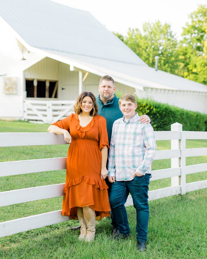 Nic Green with his family